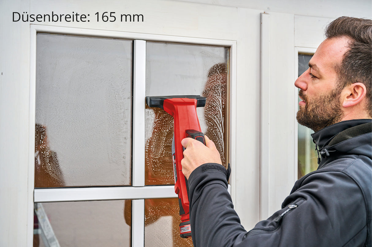 Set de duze original Einhell din 2 piese (accesorii potrivite pentru curatator geamuri fara cablu BRILLIANTO, 1x duza aspirare lata de 165 mm si 1x duza aspirare late de 350 mm, curatare fara urme)