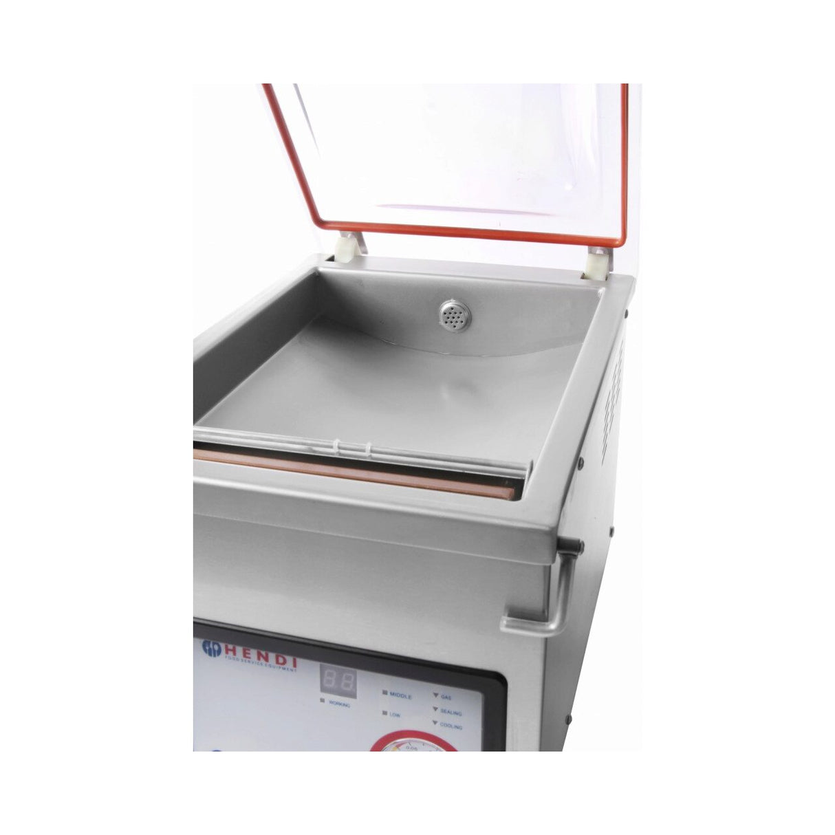 Masina de ambalat cu camera vacuum -Banda lipire 350 mm