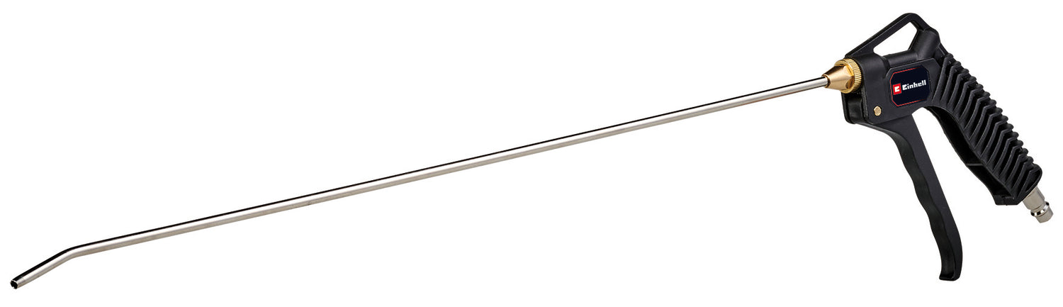 Eredeti Einhell hosszú fúvópisztoly 500 mm-es fúvókával, kompresszor tartozékokkal, 50 cm hosszú fúvókával, max. 8 bar nyomáshoz, gyorscsatlakozós nippel