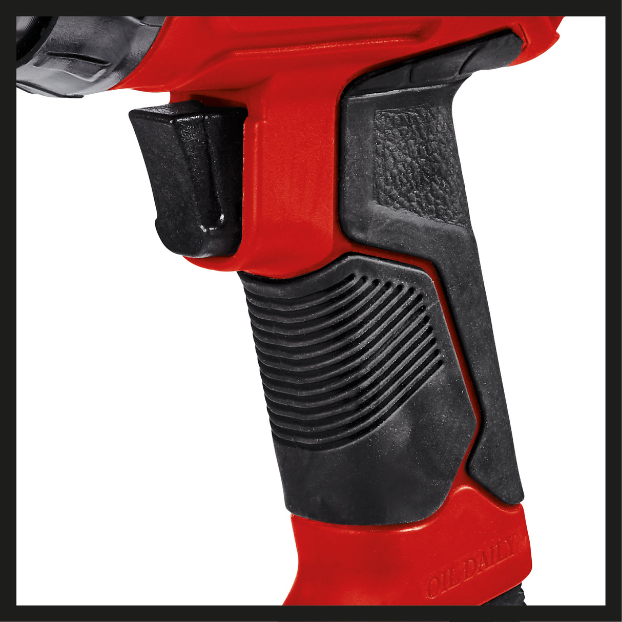 Einhell TC-PC 45 pneumatikus véső, kőhöz és fémhez, 4 darabos vésőkészlettel (120 mm), kis olajos palackkal (olaj nélkül), csatlakozónippel, feszítőrugóval