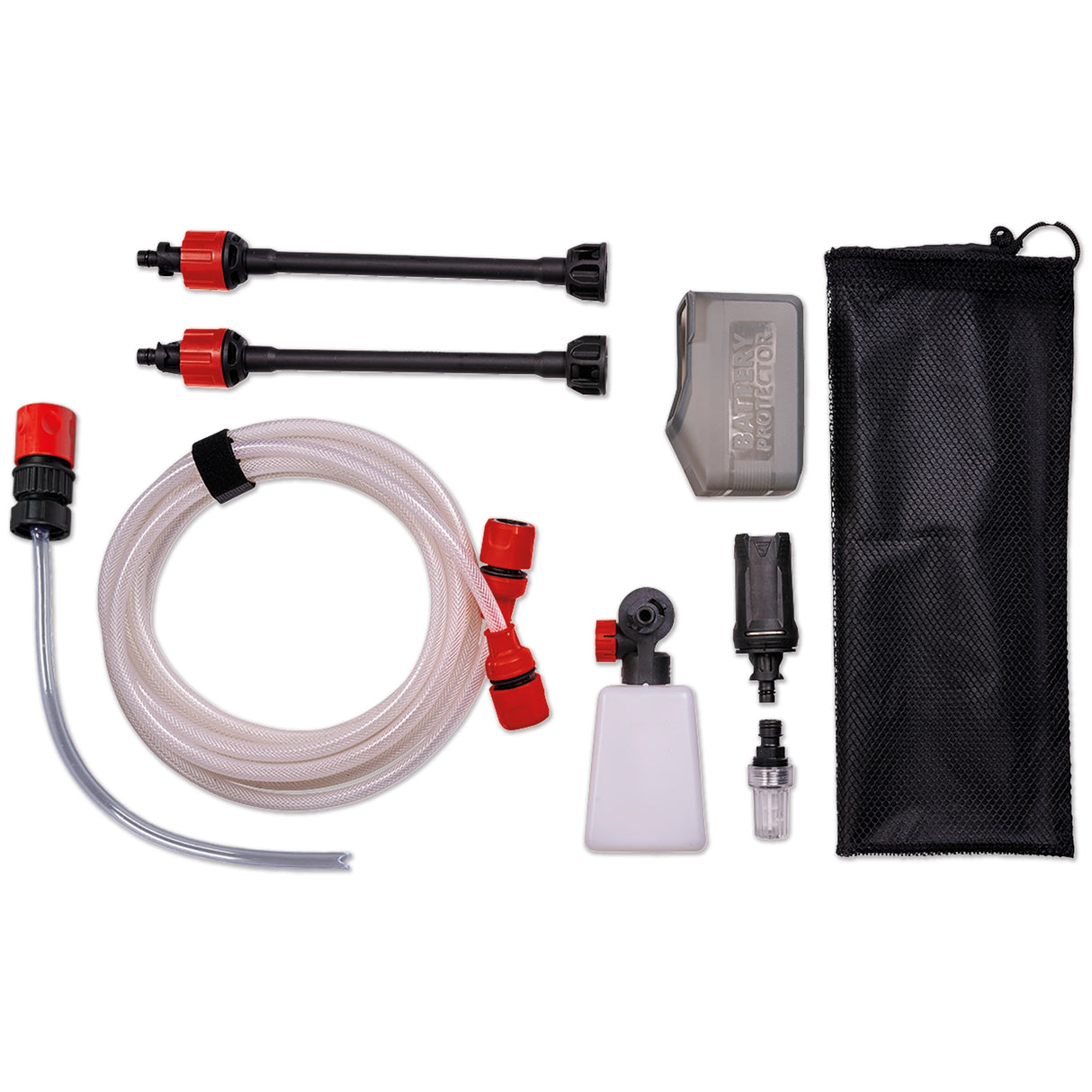 Pistol de spalat cu presiune pe acumulator Einhell HYPRESSO 18/24-1 Li-Solo Power X-Change (18 V, 24 bar, pentru curatare si udare portabila, 240 L/h, accesorii incluse, fara acumulator sau dispozitiv de incarcare