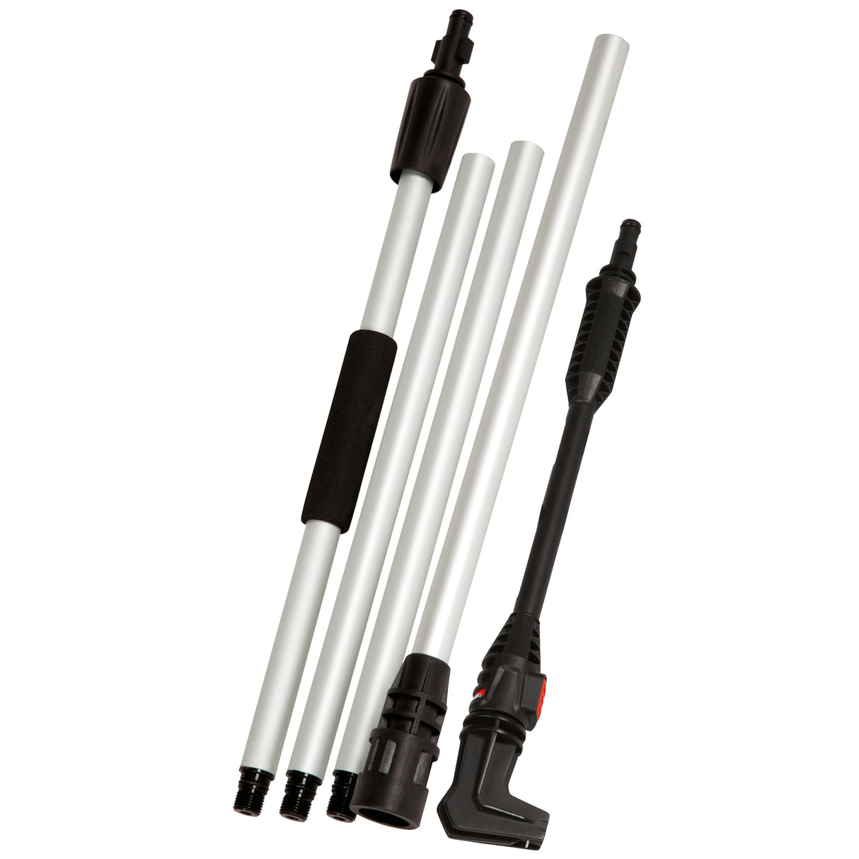 Eredeti Einhell fém hosszabbító ferde fúvókával, tartozékok Einhell TC-HP 90 és 130, TE-HP 140 és 170 magasnyomású mosókhoz, ferde fúvókával együtt, 2 m hosszú, akár 180 bar nyomásig