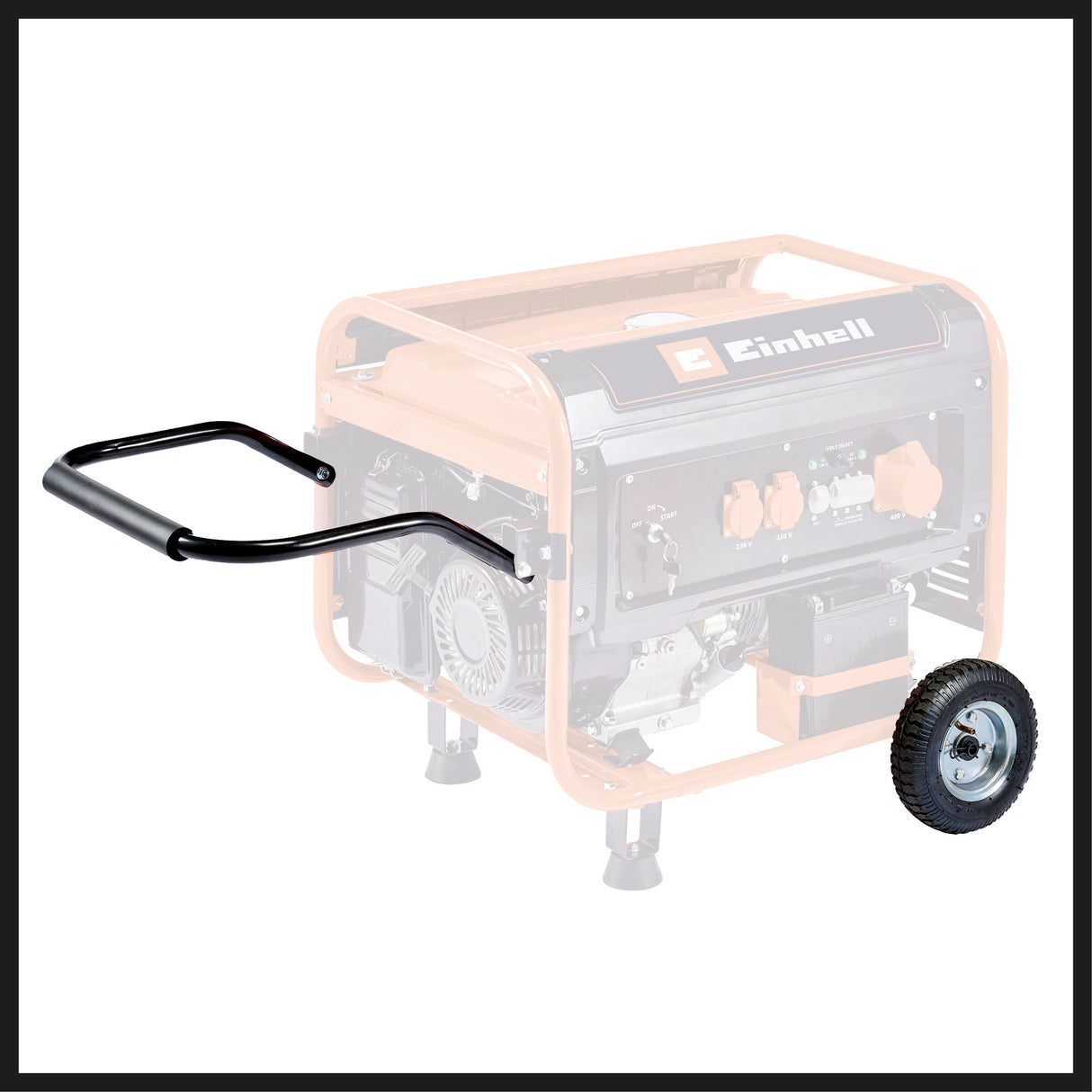 Einhell TC-PG 55/E5 áramfejlesztő, benzin (erőteljes, robusztus és alacsony károsanyag-kibocsátású 4 ütemű motor, 2x 230V + 1x 400V aljzat, 25 literes tartály, AVR/alacsony olajszint esetén leállító rendszer)