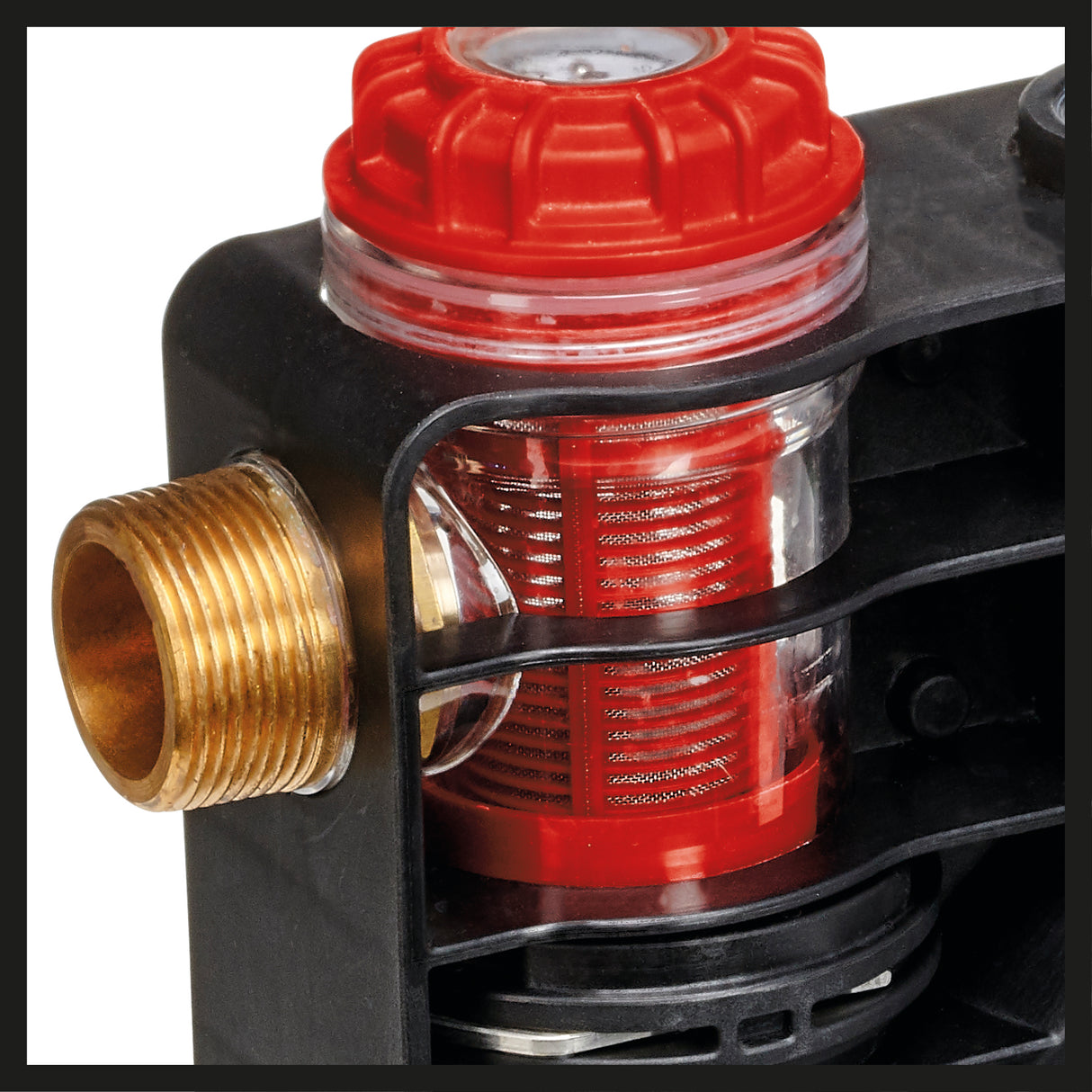 Einhell GE-GP 1246 N FS kerti szivattyú, 1200 W, 4600 l/h, víz-/szennyeződés-/szívótöltésjelző, száraz-/forrázás-/hővédelem, LED-es áramlásérzékelő