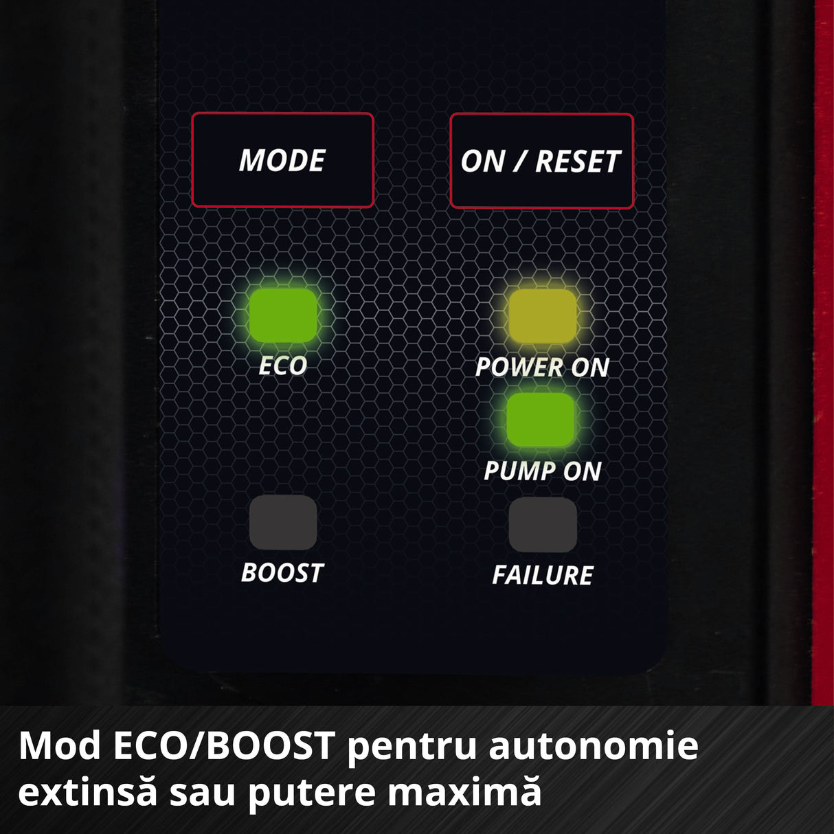 Pompa de gradina automata pe acumulator Einhell AQUINNA 36/38 F LED AUTOMATIC Power X-Change, 36 V, max. 3800 l/h, inaltime de livrare max. 37 m, functie automata, ECO/BOOST, prefiltru, fara acumulator