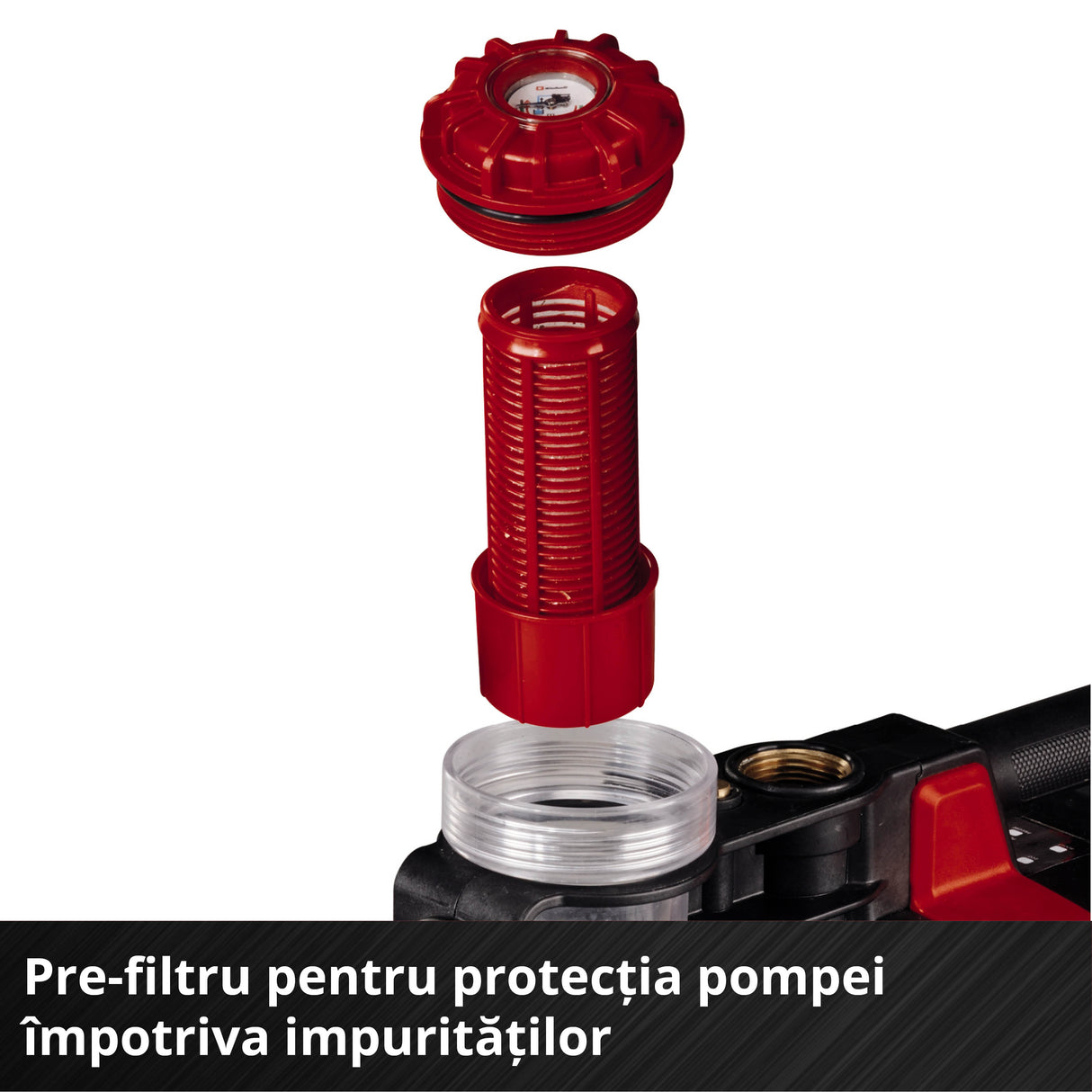 Pompa de gradina automata pe acumulator Einhell AQUINNA 36/38 F LED AUTOMATIC Power X-Change, 36 V, max. 3800 l/h, inaltime de livrare max. 37 m, functie automata, ECO/BOOST, prefiltru, fara acumulator