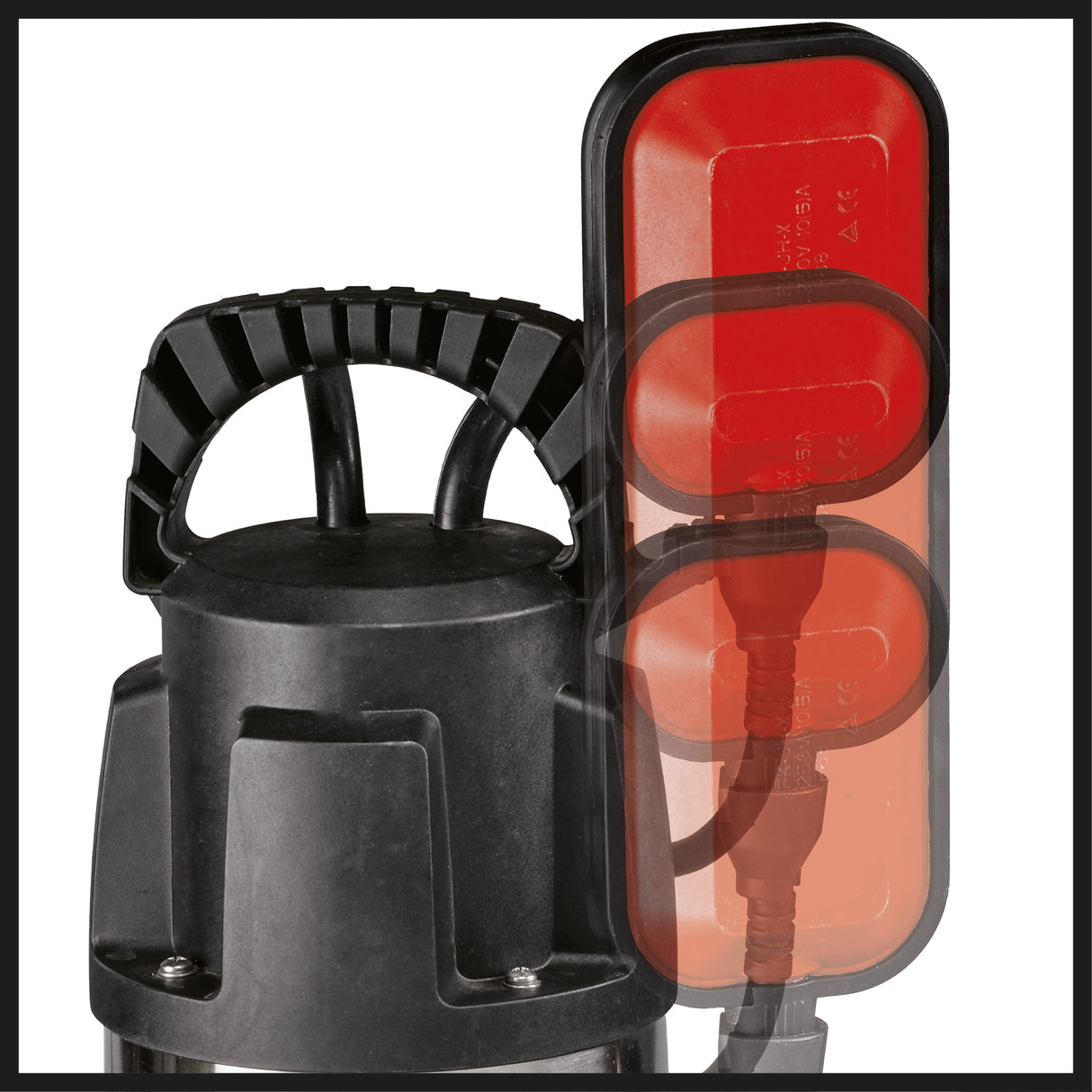 Einhell GC-DP 9040 N szennyvízszivattyú, 900 W, áramlási sebesség 22 000 l/h, Ø 40 mm idegen test, hővédelem, univerzális csatlakozóval