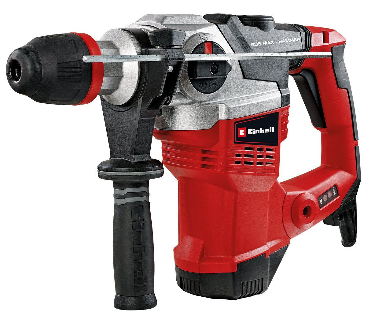 Ciocan rotopercutor Einhell TE-RH 38 3F, 1050 W, forta de impact 9 J, adaptor SDS-max, opritor de adancime de gaurire metalica, capacitate de gaurire 38 mm in beton