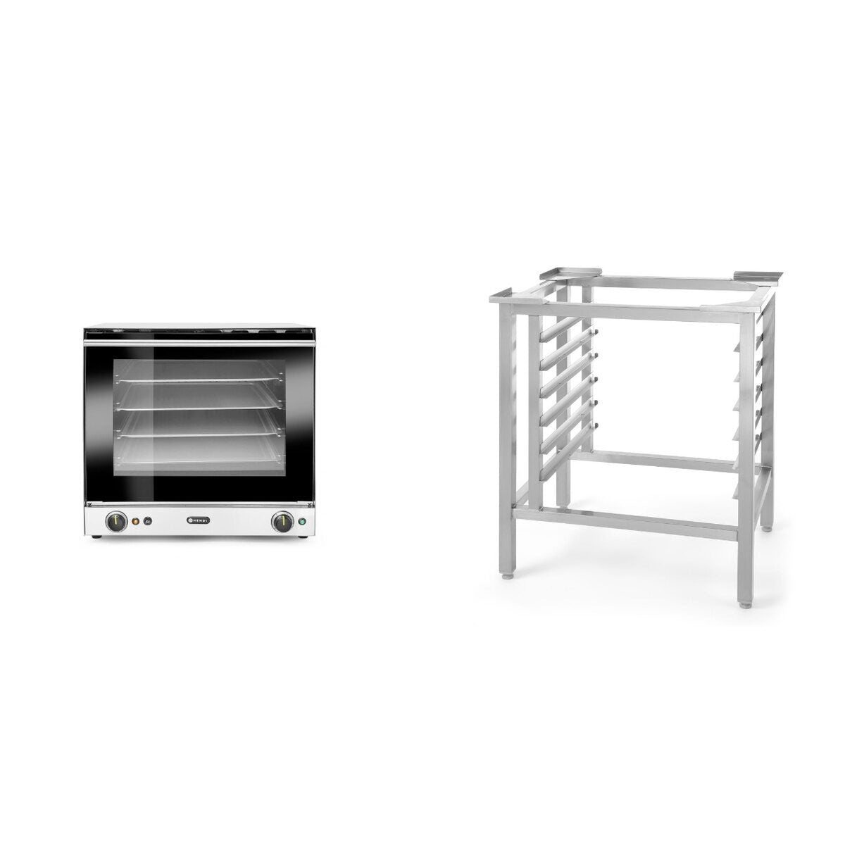 Pachet Cuptor convectie H90S 2670W + Suport podea inox