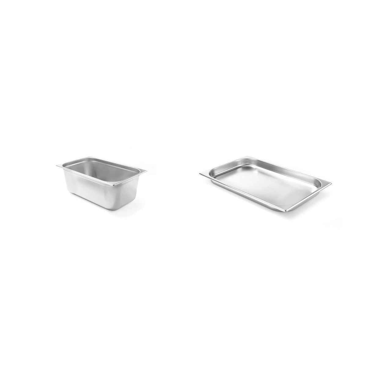Tavă GN 1/1 65mm (9L) + Tavă GN 1/1 40mm (5L)