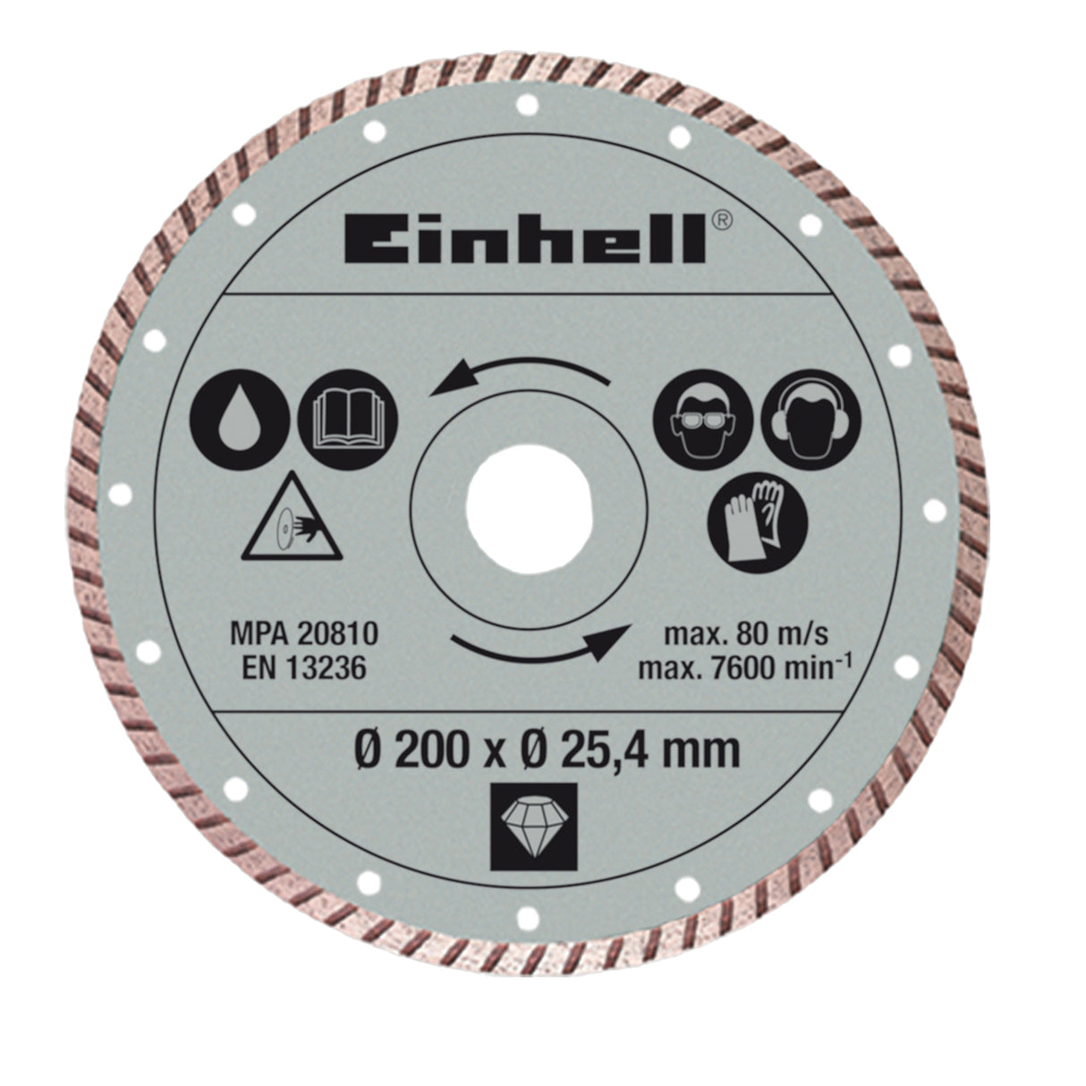 Einhell PT-Z-70 Dia.-Trennsch. 200x25,4mm tur.