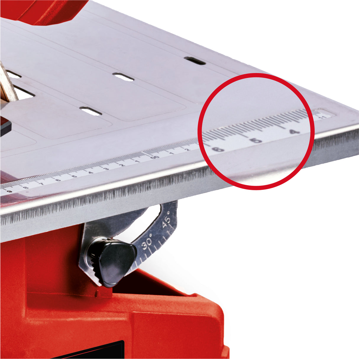 Masina de taiat placi ceramice Einhell TC-TC 800, 800 W, 2950 rpm, masa rabatabila din otel inoxidabil cu scala unghiulara, opritor unghiular reglabil, rezervor de apa, opritor paralel, protectie disc taietor, maner de transport