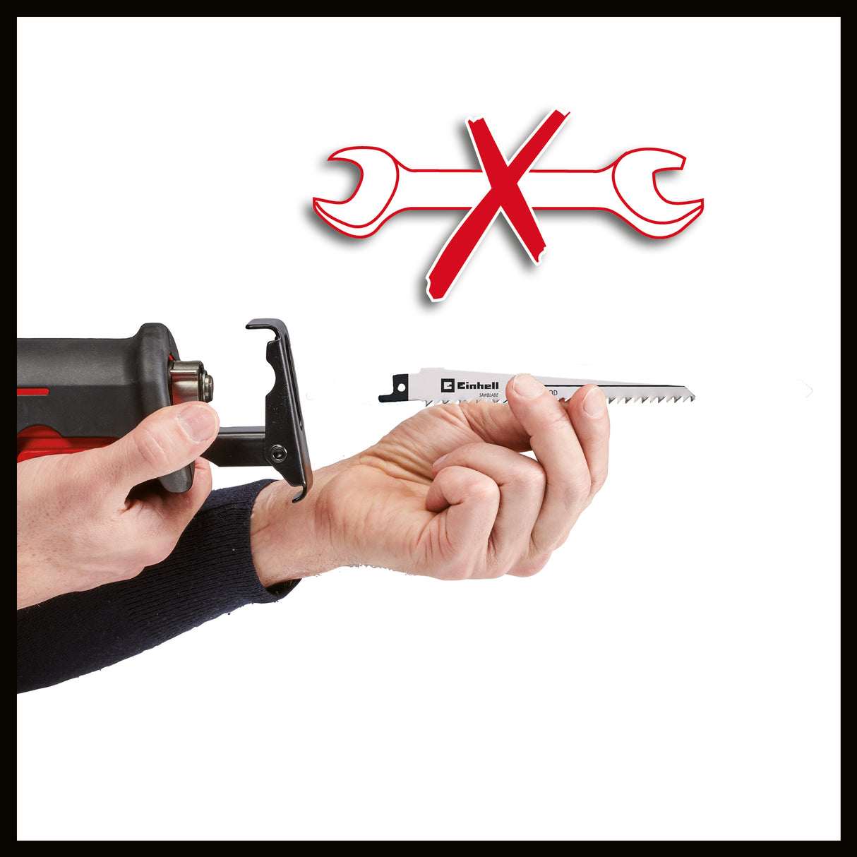 Fierastrau universal tip sabie Einhell TE-AP 950 E (950 W, 2500 rpm, control electronic al vitezei, talpa reglabila fara unelte, schimbare lama fara unelte, incl. 1 x lama de Fierastrau pentru lemn