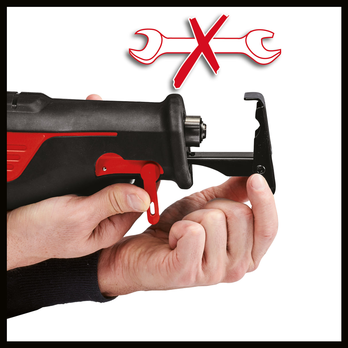 Fierastrau universal tip sabie Einhell TE-AP 950 E (950 W, 2500 rpm, control electronic al vitezei, talpa reglabila fara unelte, schimbare lama fara unelte, incl. 1 x lama de Fierastrau pentru lemn