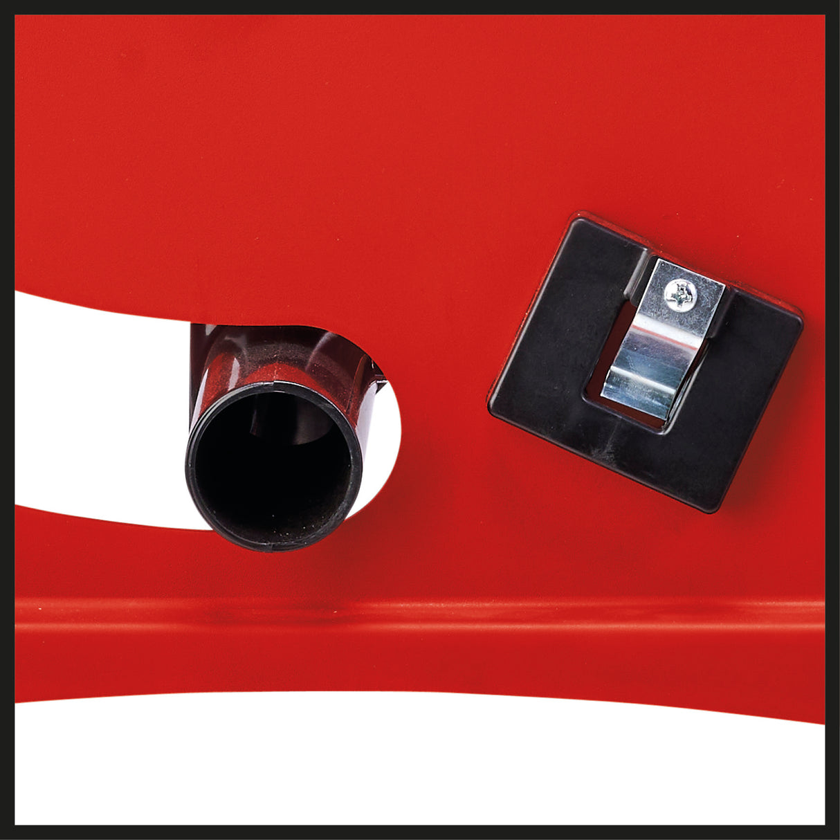 Einhell TC-TS 254 eco asztali körfűrész, párhuzamos ütközővel a precíz vágásokhoz, szögütközővel a 45°-os vágásokhoz, házzal és fűrészlap-védelemmel, fűrészporelszívó csatlakozóval