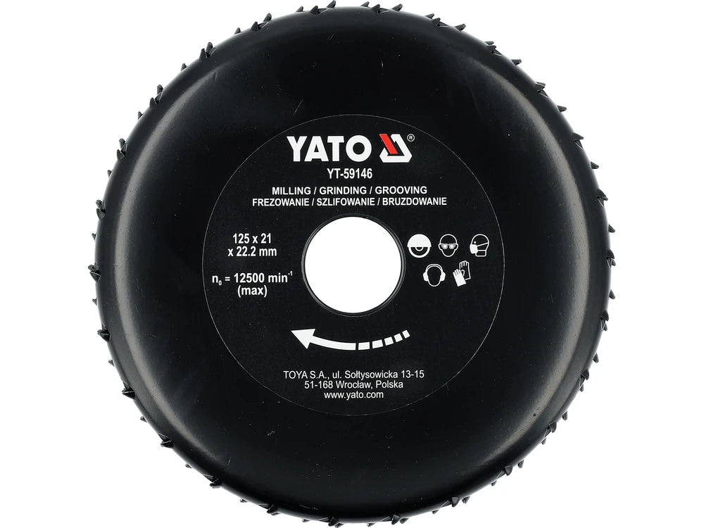DISC RASPEL PENTRU LEMN 125MM Yato YT-59146