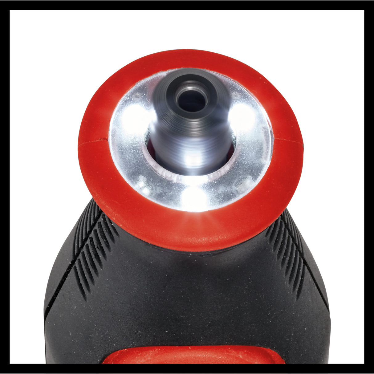 Masina de slefuit/gravat pe acumulator Einhell TE-MT 7.2 Li (Li-ion, acumulator de 7.2V, electronica de viteza, buton de blocare, inel luminos LED, statie de incarcare, set de accesorii 57 piese + cutie