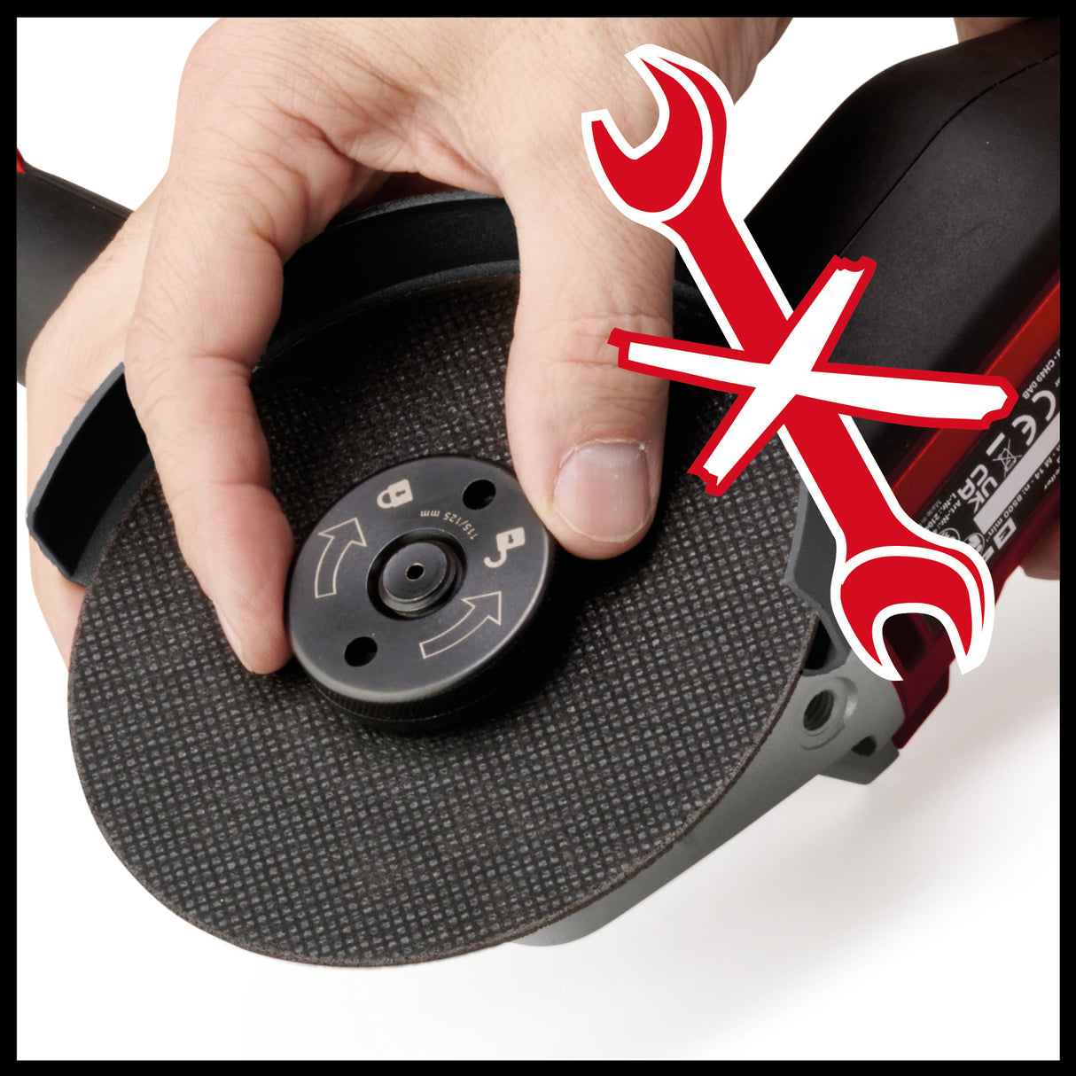 Polizor unghiular pe acumulator Einhell Professional AXXIO 18/115 Q Li-Solo Power X-Change, 18V, 700 W, discuri Ø 115 mm, adancime de taiere 28 mm, motor fara perii, piulita de fixare rapida, fara disc de taiere sau acumulator