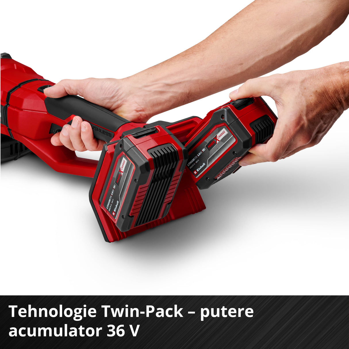 Einhell Professional AXXIO 36/230 Q Power X-Change akkus sarokcsiszoló, 36 V, 2200 W, maximális vágási mélység 70 mm, 6600 fordulat/perc, szénkefe nélküli motor, akkumulátor, töltő és vágókorong nélkül szállítjuk