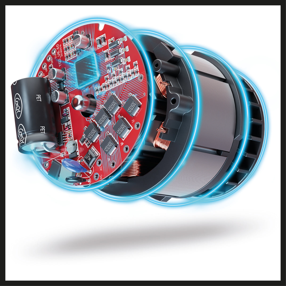 Slefuitor orbital fara fir Einhell Professional TP-RS 18/32 Li BL-Solo Power X-Change (18 V, fara perii, oscilatie 3.2 mm, talpa 125 mm, cu hartie abraziva, fara acumulator)