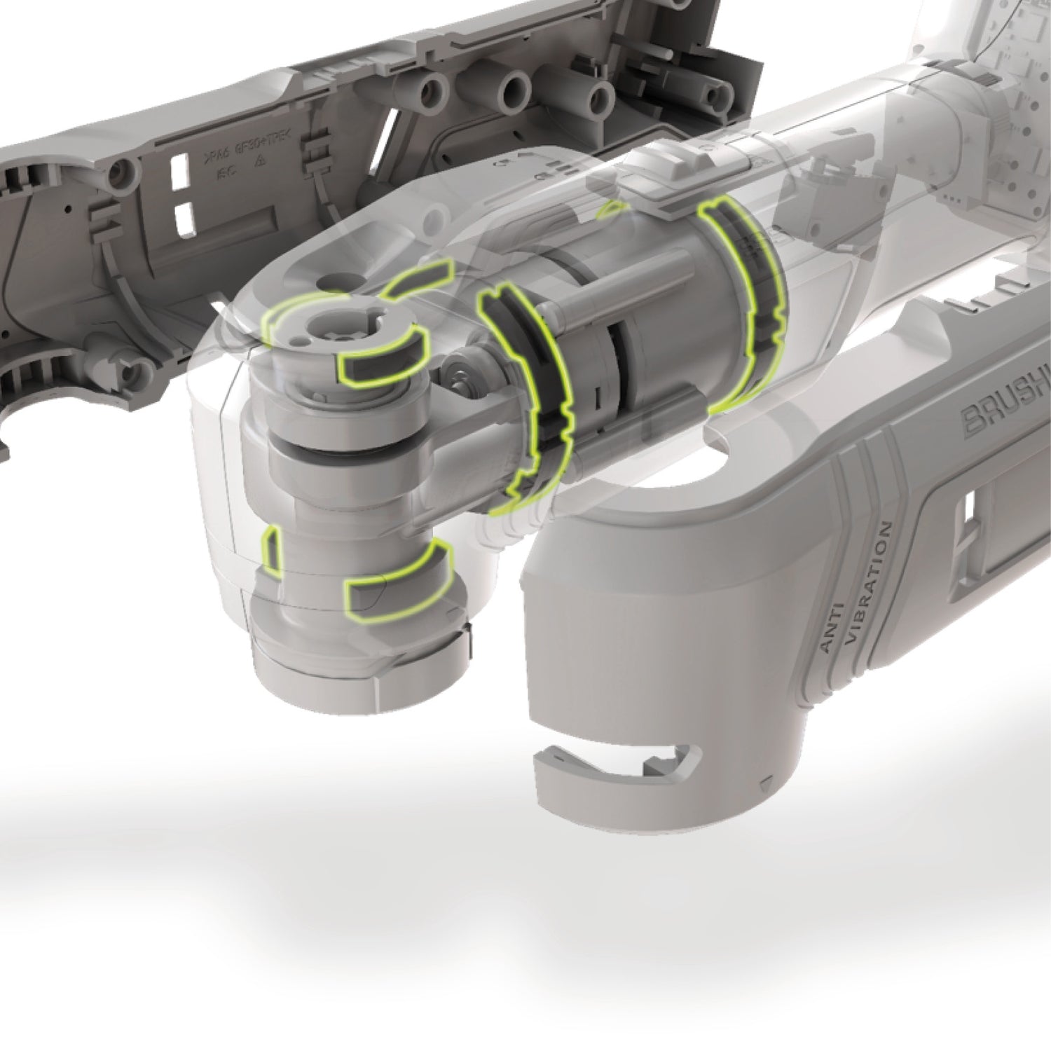 Einhell Professional TP-MG 18 Li BL-Solo Power X-Change akkus multiszerszám (18 V, kefe nélküli, 3 funkció, mágneses tartozékadapter, tartozékokkal, akkumulátor nélkül)
