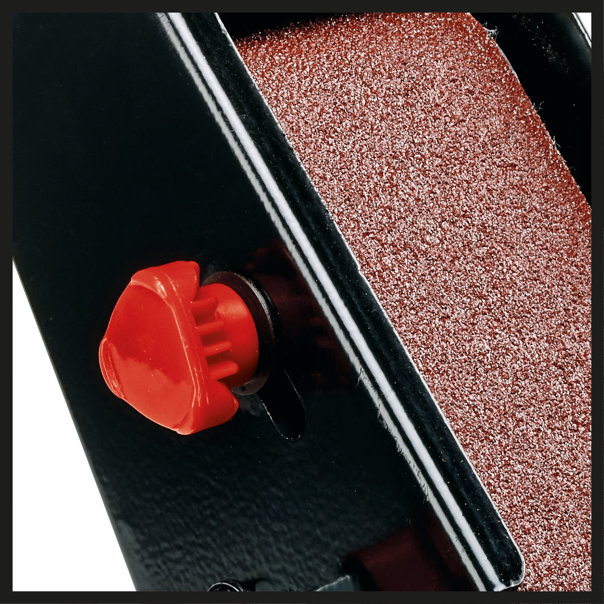 Polizor si slefuitor cu banda verticala Einhell TC-US 350, 350 W, functie banda abraziva si disc abraziv, capac de protectie, fereastra de protectie impotriva scanteilor, disc abraziv grosier + banda abraziva/slefuitoare