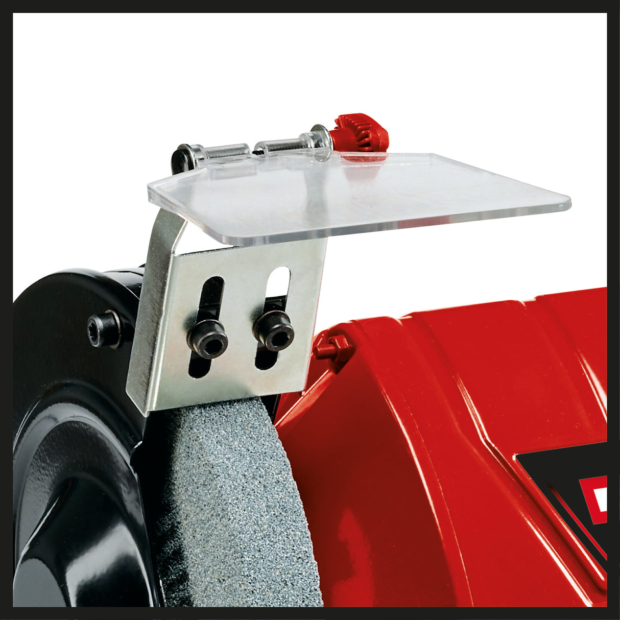 Polizor si slefuitor cu banda verticala Einhell TC-US 350, 350 W, functie banda abraziva si disc abraziv, capac de protectie, fereastra de protectie impotriva scanteilor, disc abraziv grosier + banda abraziva/slefuitoare