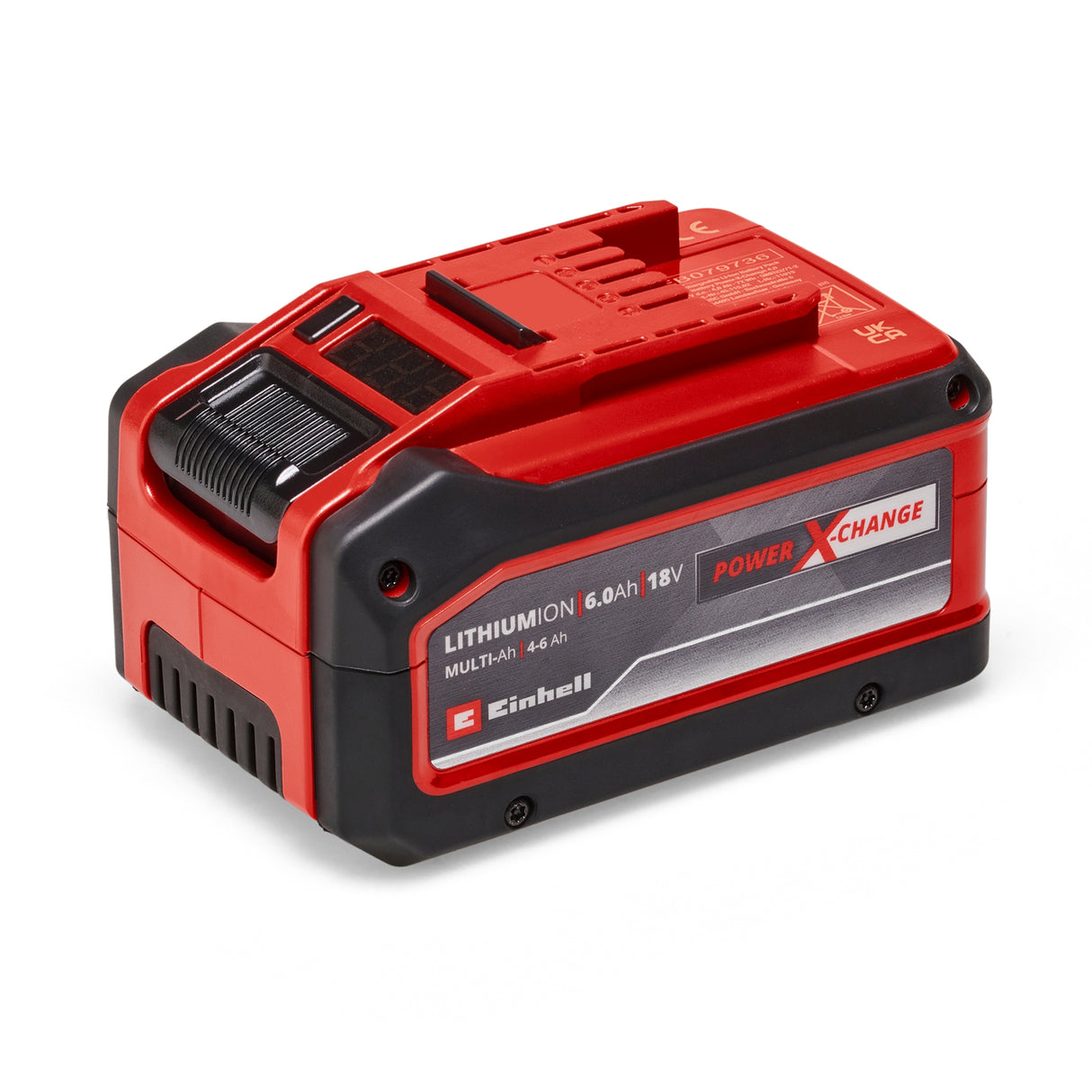 Acumulator original Einhell 18V 4-6Ah Multi Ah Power X-Change PLUS, 18V, potrivit pentru toate dispozitivele PXC, indicator al nivelului de incarcare, sistem activ de gestionare a bateriei ABS, cicluri de incarcare adaptate situatiei, fara incarcator