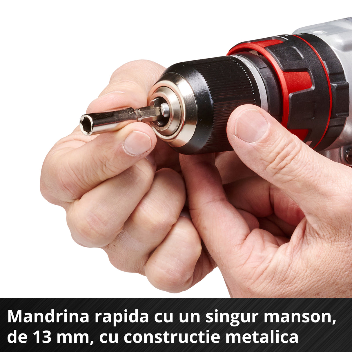 Masina de gaurit si insurubat (bormasina) cu impact Einhell Professional TP-CD 18 Li-i BL Solo Power X-Change, 18 V,motor fără perii, 60 Nm, 2 viteze, mandrină metalică de 13 mm, lumină LED, fara acumulator