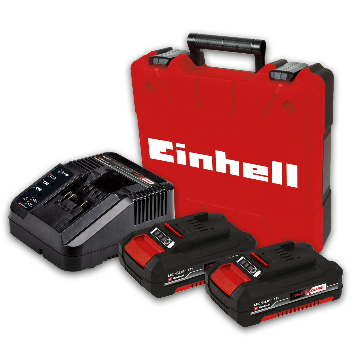Masina de gaurit si insurubat (bormasina) pe acumulator Einhell Professional TP-CD 18/50 Li BL Kit Power X-Change, 18V, motor fara perii, 50 Nm, control electronic al vitezei, incl. 2x baterii reincarcabile PXC de 2,0 Ah si incarcator