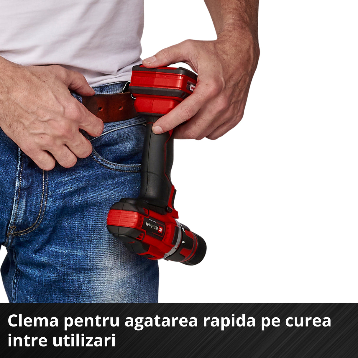 Masina de gaurit si insurubat (bormasina) pe acumulator Einhell TE-CD 18/40 Li-Solo Power X-Change, itiu-ion, 18 V, cuplu maxim 40 Nm in 21 de trepte, angrenaj cu 2 trepte pentru gaurire si insurubare, viteza electronica