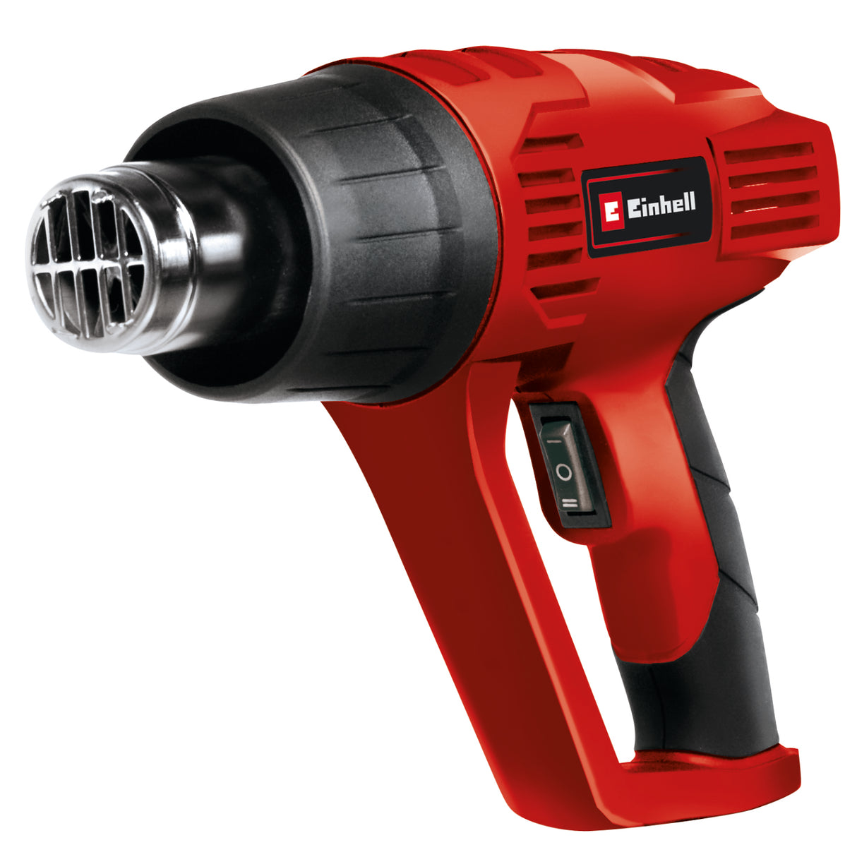 Einhell TH-HA 2000/1 hőlégfúvó, 2000 W, 2 hőmérséklet-beállítás 350°/550°C, túlmelegedés elleni védelem, 4 fúvókával és festékkaparóval
