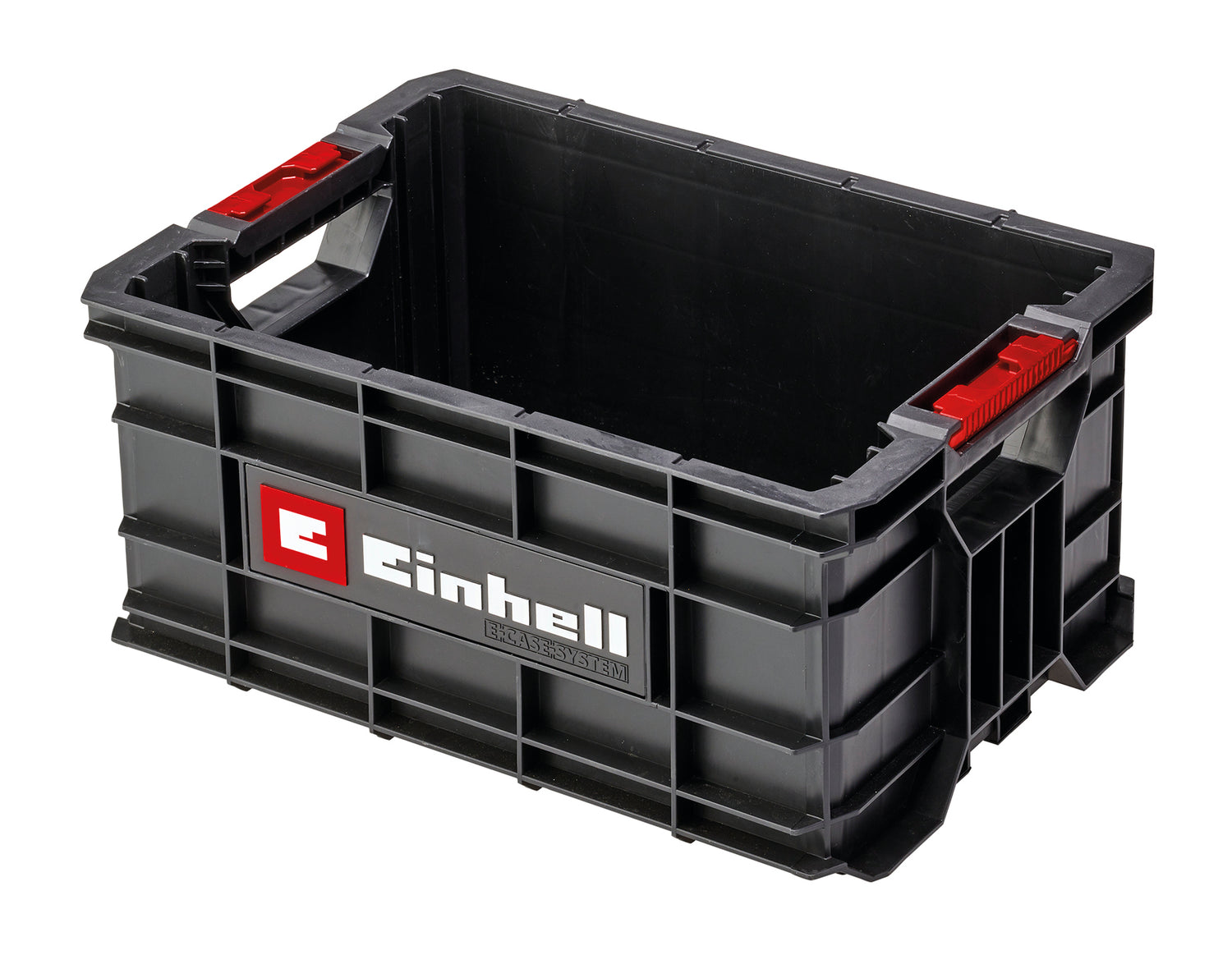 Eredeti Einhell E-Case szerszámosláda, maximum 90 kg, egymásra rakható, zárral, kombinálható az Einhell E-Case rendszerrel, szerszámok és tartozékok tárolására és szállítására