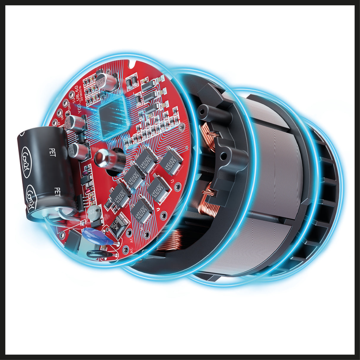 Einhell GE-PS 18/15 Li BL-Solo Power X-Change akkus láncfűrész (18V, szénkefe nélküli motor, vágási hossz 12,5 cm, szerszám nélküli penge- és lánccsere, akkumulátor nélkül).