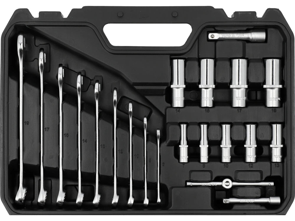 TRUSA TUBULARE 1/4", 3/8" 92 PIESE Yato YT-38785
