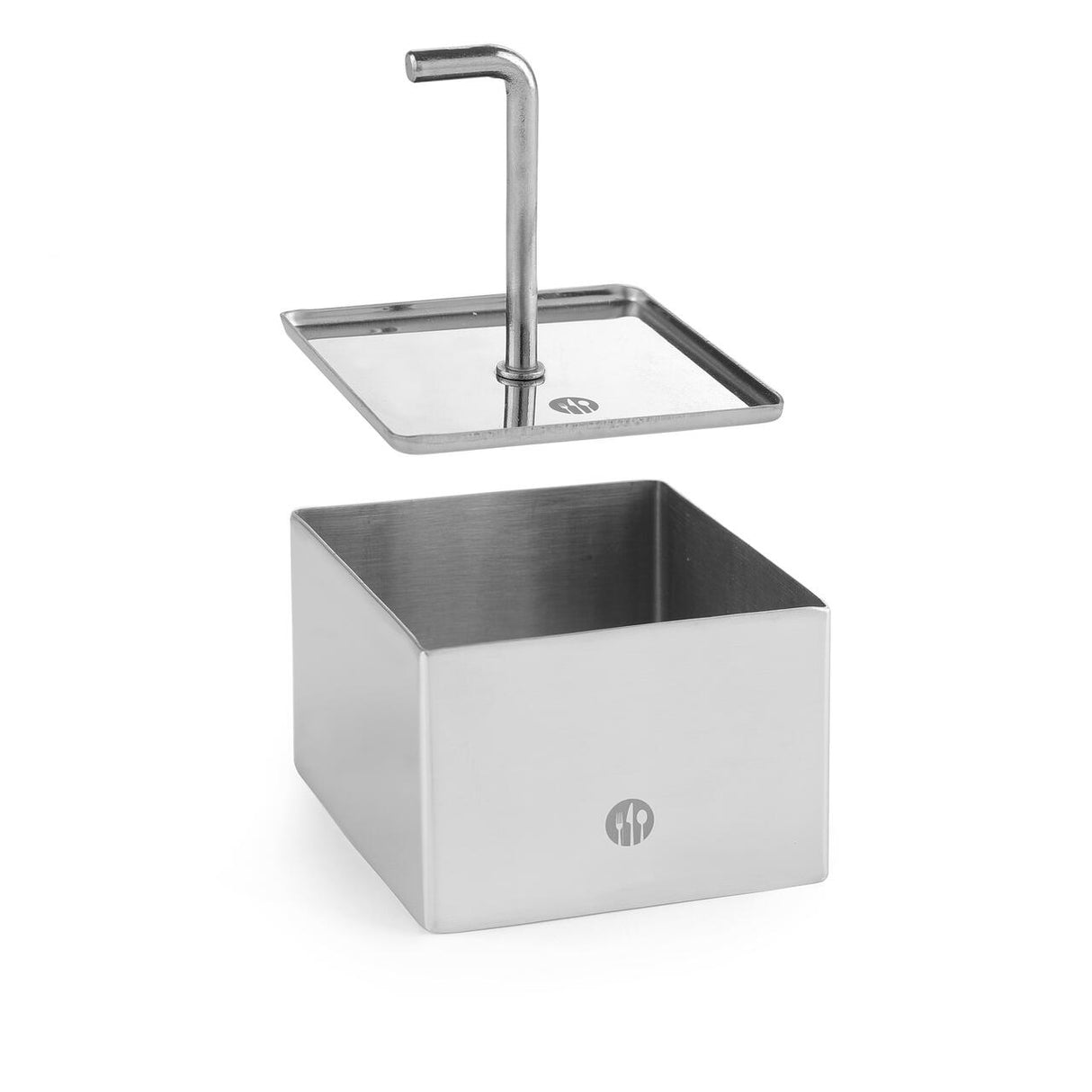 Presa decorare patrata din otel inoxidabil 65x65 mm, potrivita pentru forma patrata cod Hendi 512166