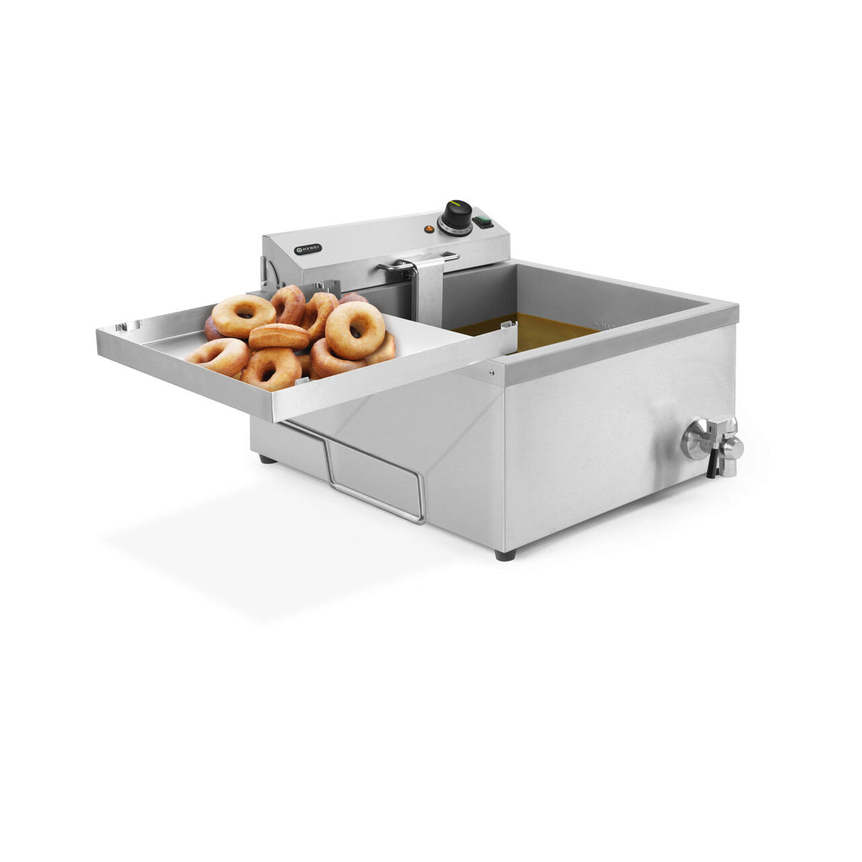 Friteuza electrica pentru gogosi, 12L, 3500W, 630x860x(h)360mm