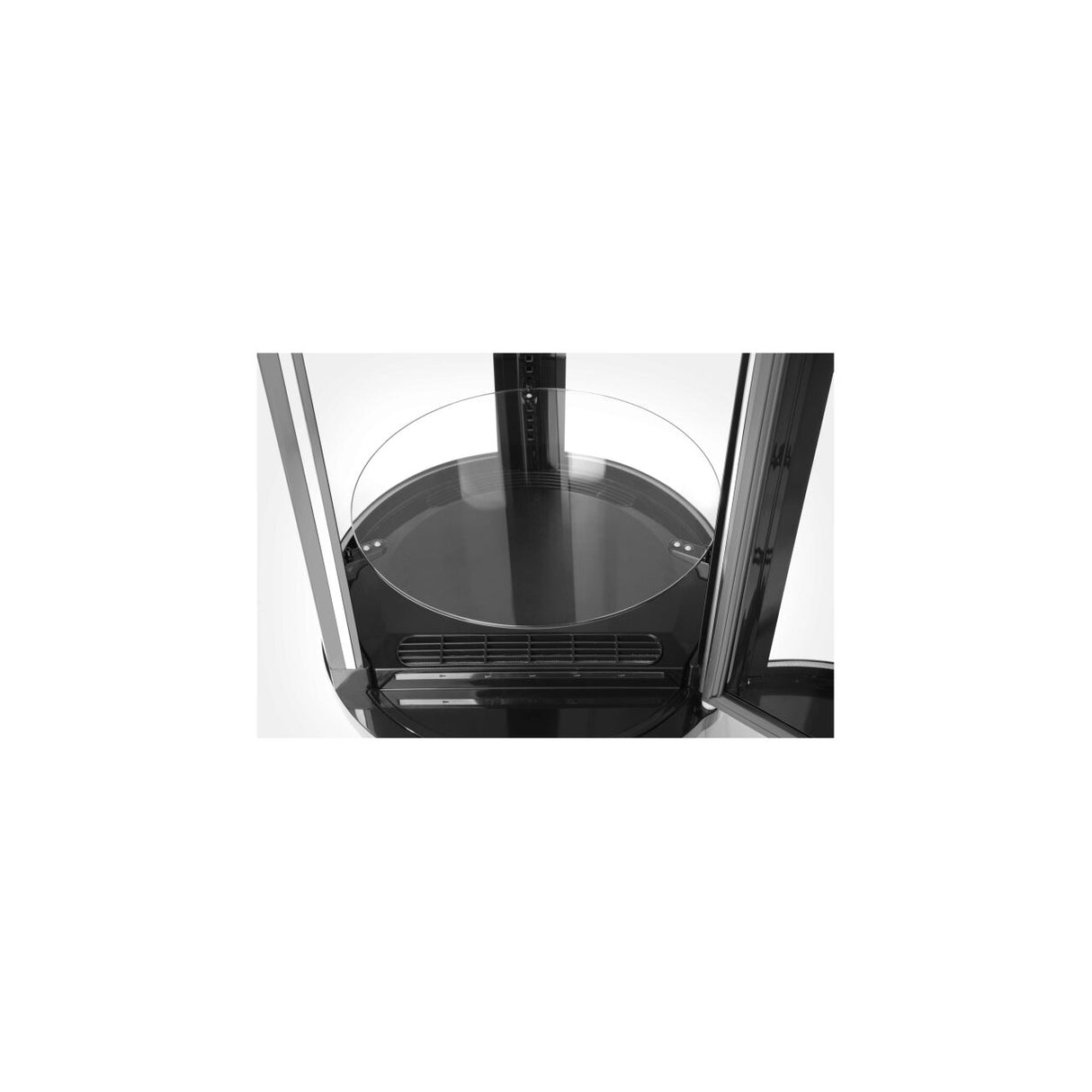 Vitrina frigorifica de prezentare interval temp. 2?/6?C, 460 W 360 l corp inox, ARKTIC by Hendi, 680x(H)1750, Clasa energetica C