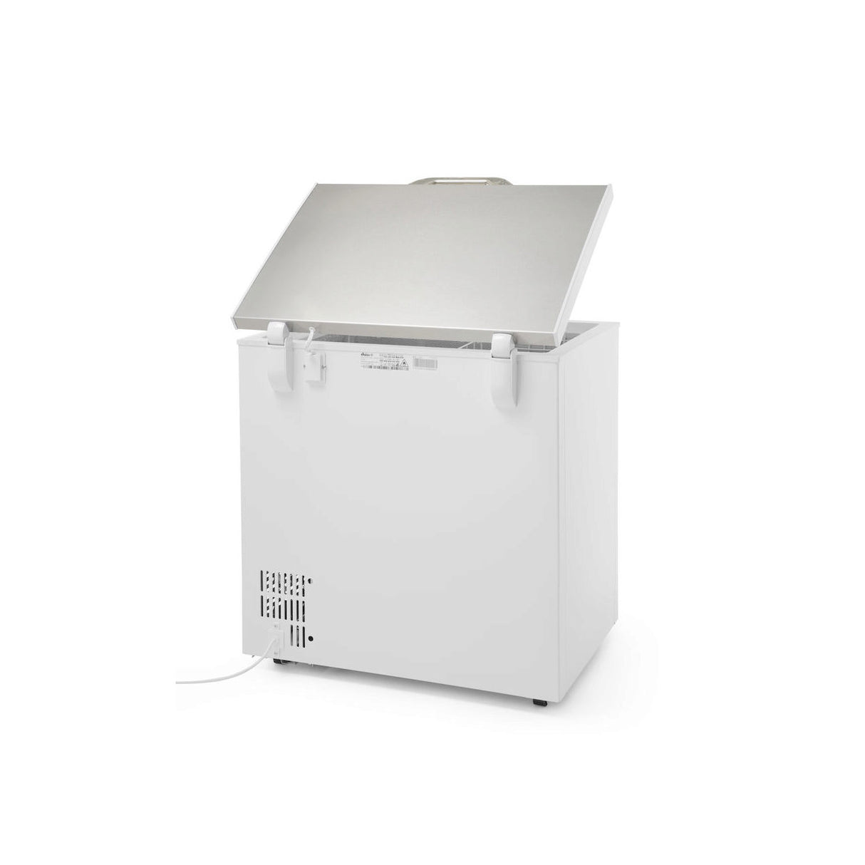 Lada frigorifica profesionala 140 L, interval racire -26 / -18 C, ARKTIC by Hendi, 70 W, corp aluminiu cu izolatie spuma de 70 mm, clasa energetica F, 754x608x845 mm, Clasa energetica F