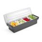 Cutie ingrediente cu 4 compartimente, Bar , 480x150x(H)100mm