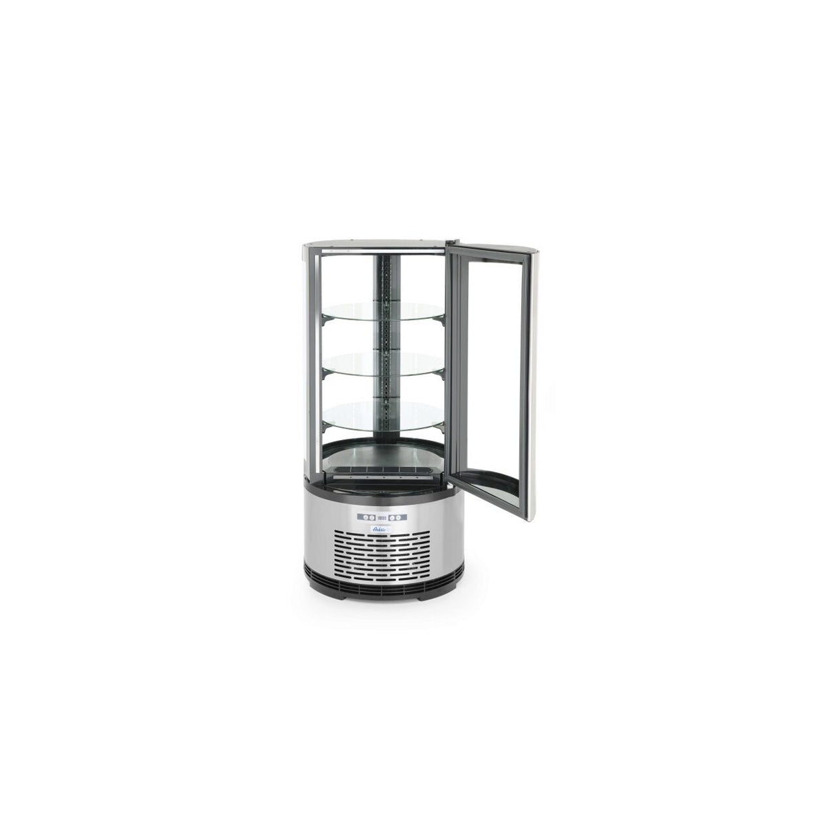 Vitrina frigorifica de prezentare interval temp. -2/8 C, 210 W, corp inox, ARKTIC by Hendi, 480x(H)1030 mm, 100 L, Clasa energetica C