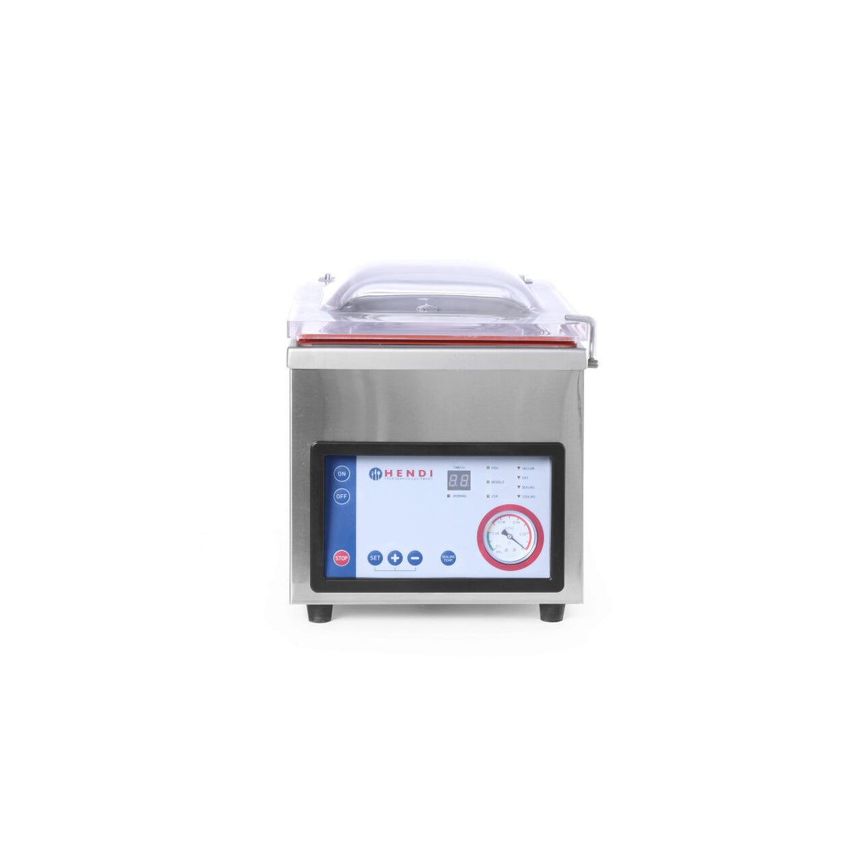 Masina de ambalat cu camera vacuum -Banda lipire 350 mm