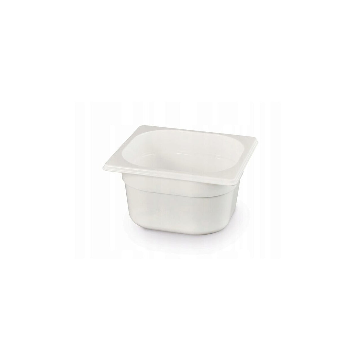 Tava gastronorm GN 1/6 din policarbonat, Hendi, 1 litru, 176x162x65(h)mm rezistenta la temperaturi -40 pana la 110 C