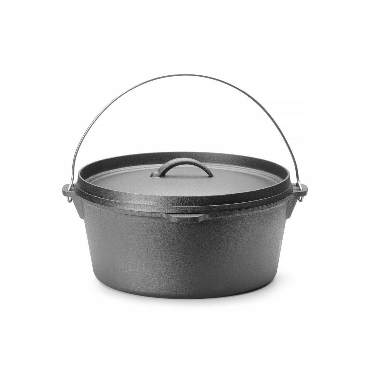 Oala din fonta, HENDI, 7,2 L negru, ø310x(H)155mm