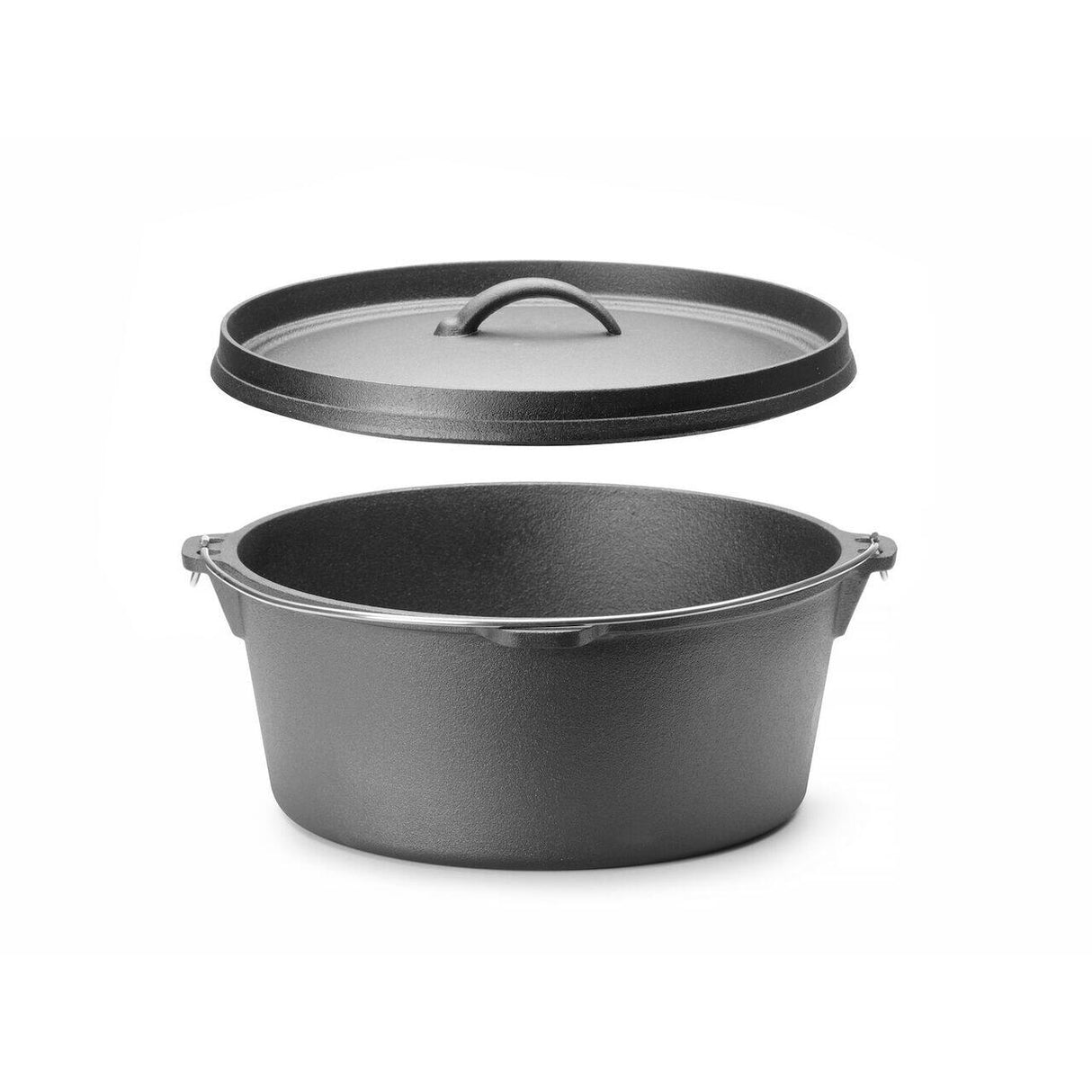 Oala din fonta, HENDI, 7,2 L negru, ø310x(H)155mm