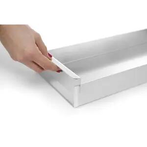 Tava aluminiu pentru copt Hendi, 580x200x(H)50mm