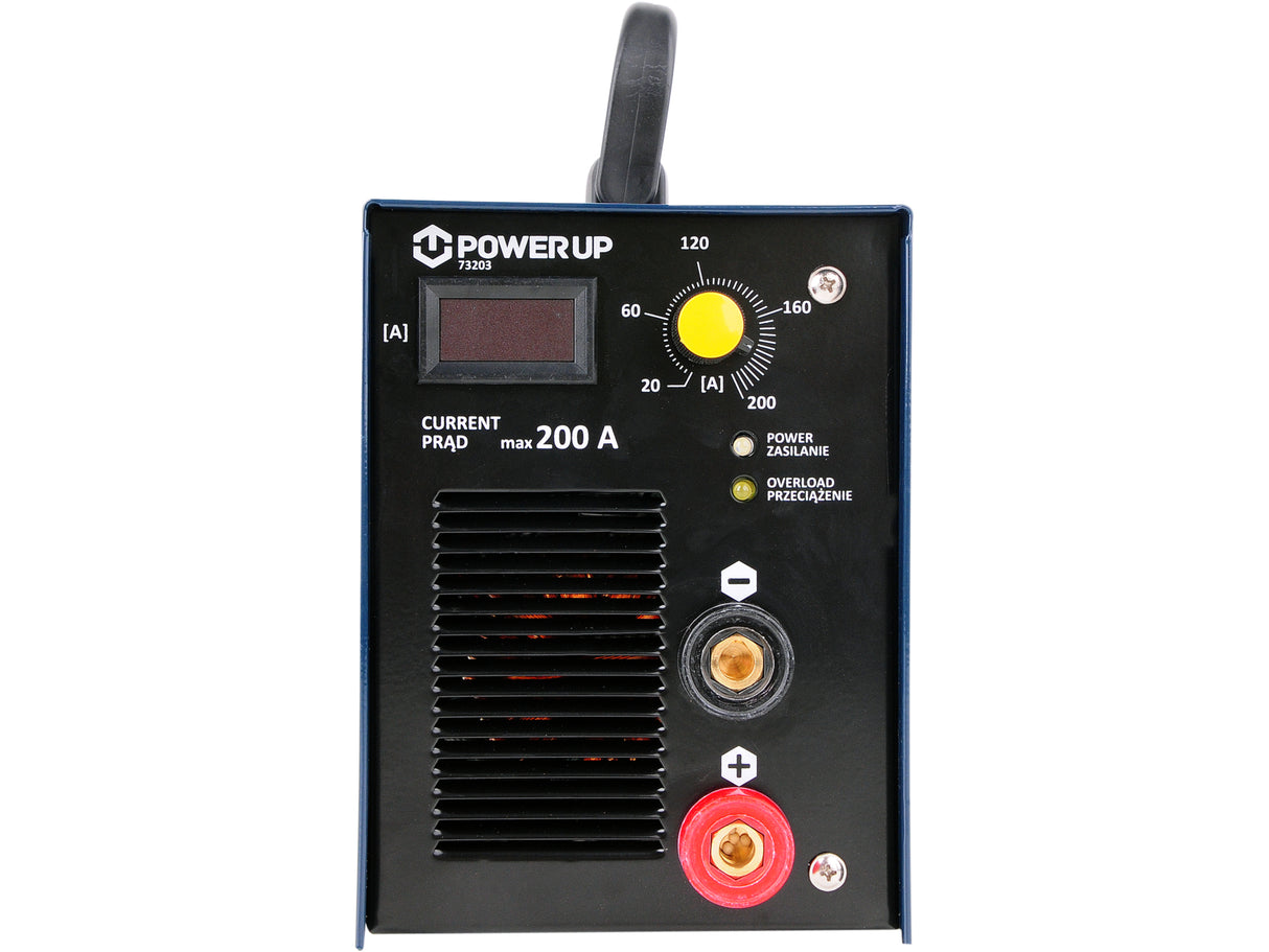 73203 MMA IGBT 200A INVERTERES HEGESZTŐGÉP POWER UP