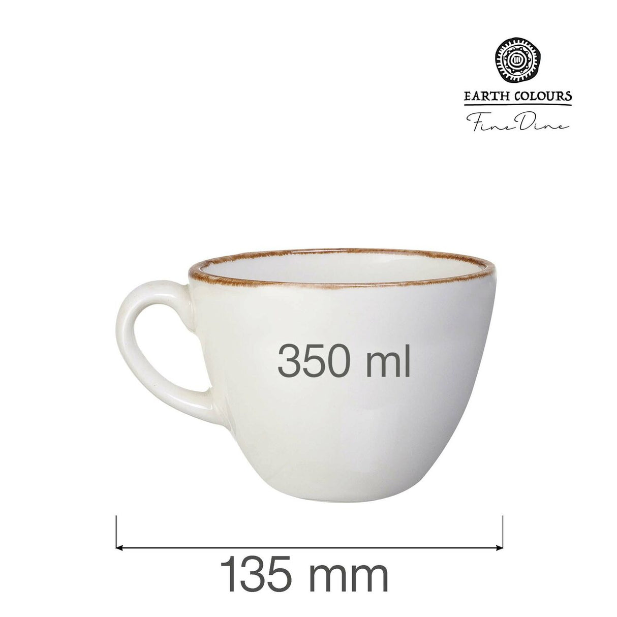 Ceasca de capuccino Vanilla, 350 ml Fine Dine