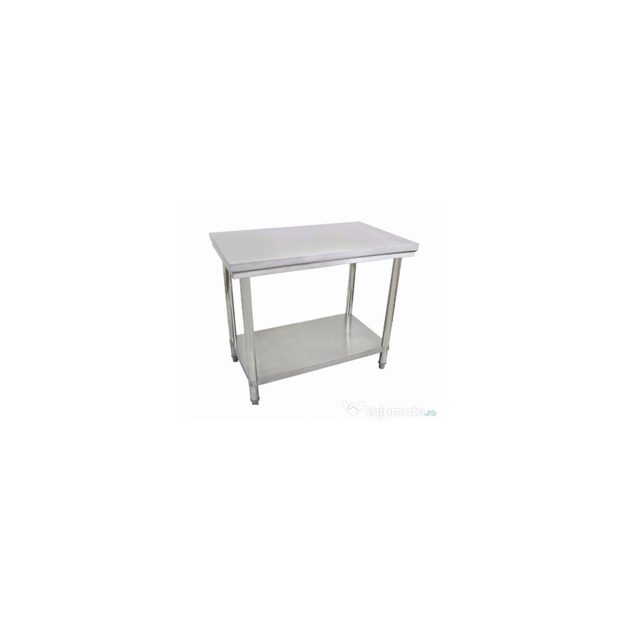 Masa de lucru centrala cu polita, Hendi, inox, 1800x600x(H)850 mm, blat de lucru si polita inferioara ranforsate