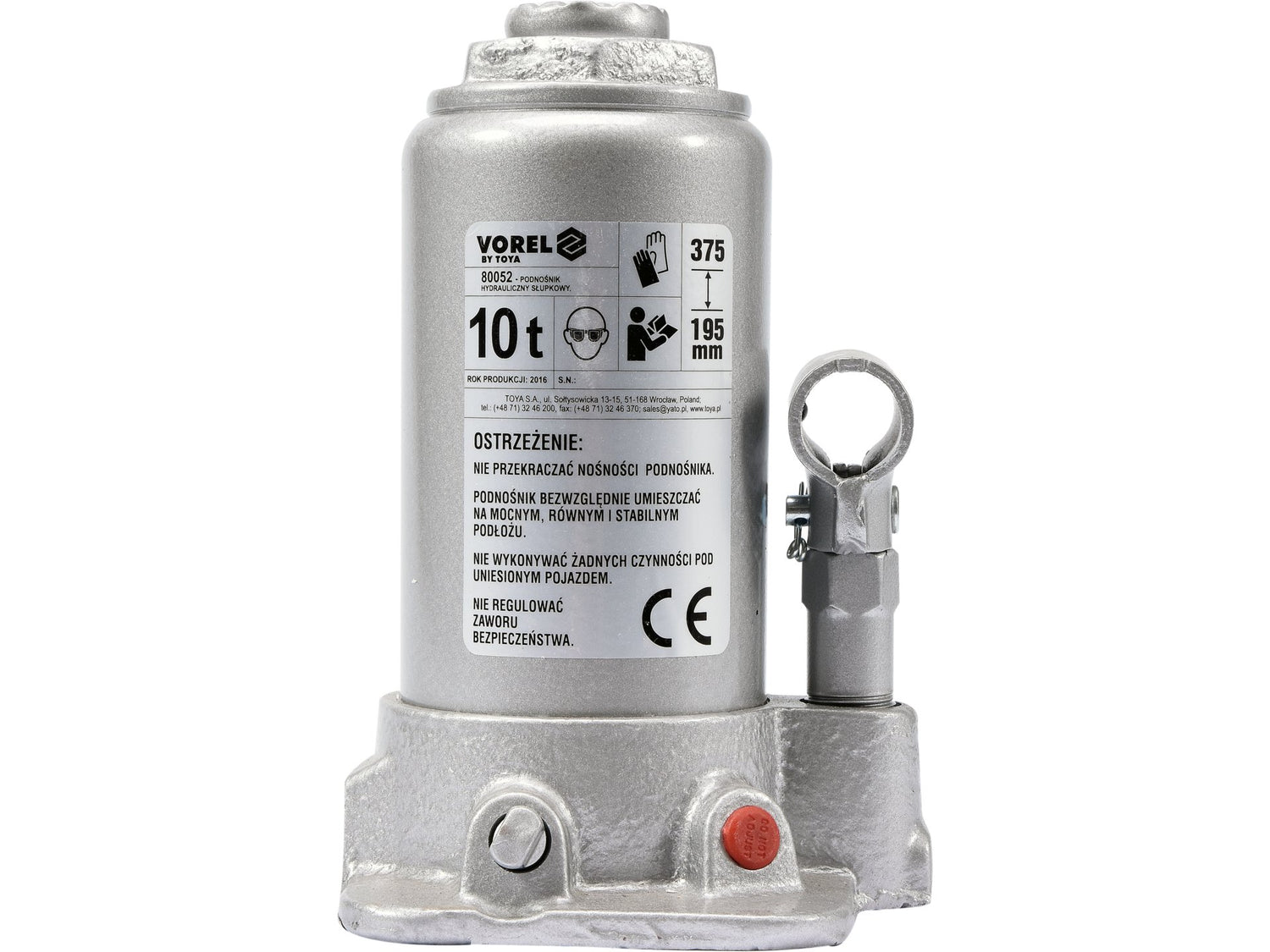CRIC HIDRAULIC 10T VOREL 80052